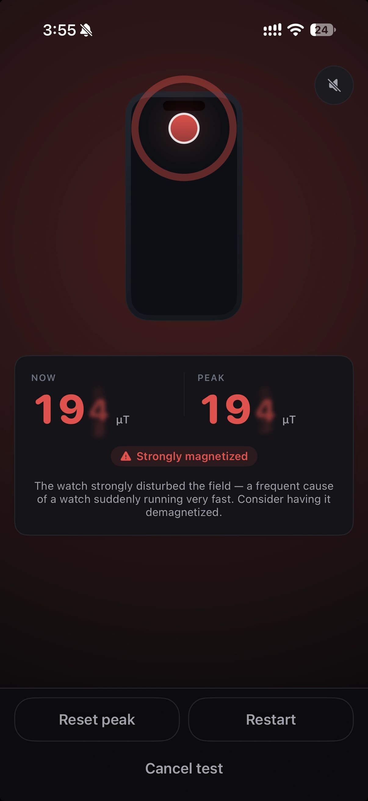 Zen Horology on iPhone, screen 4