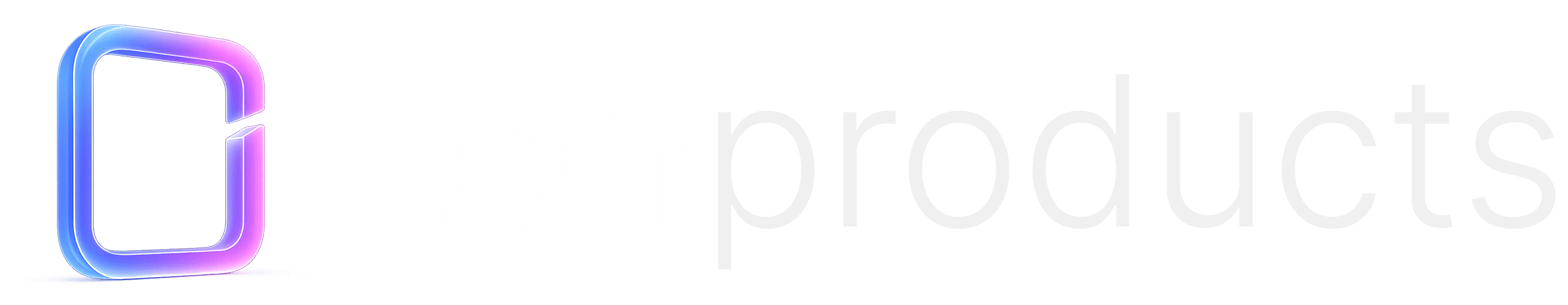 Wordmark, white