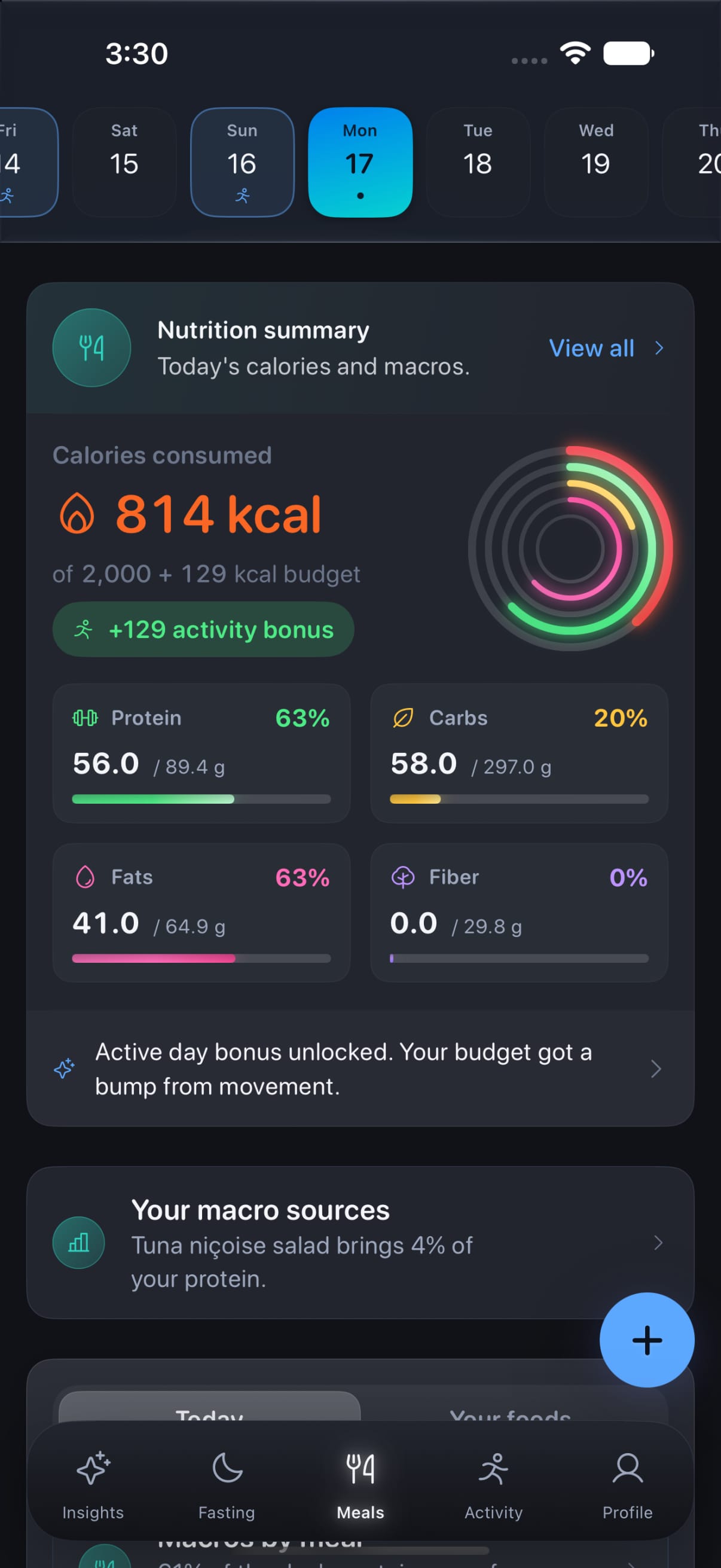 Zen LeanTracker screen 3 of 6