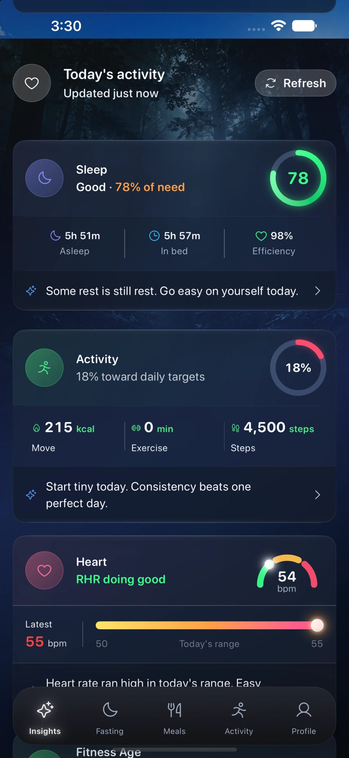 Zen LeanTracker screen 5 of 6