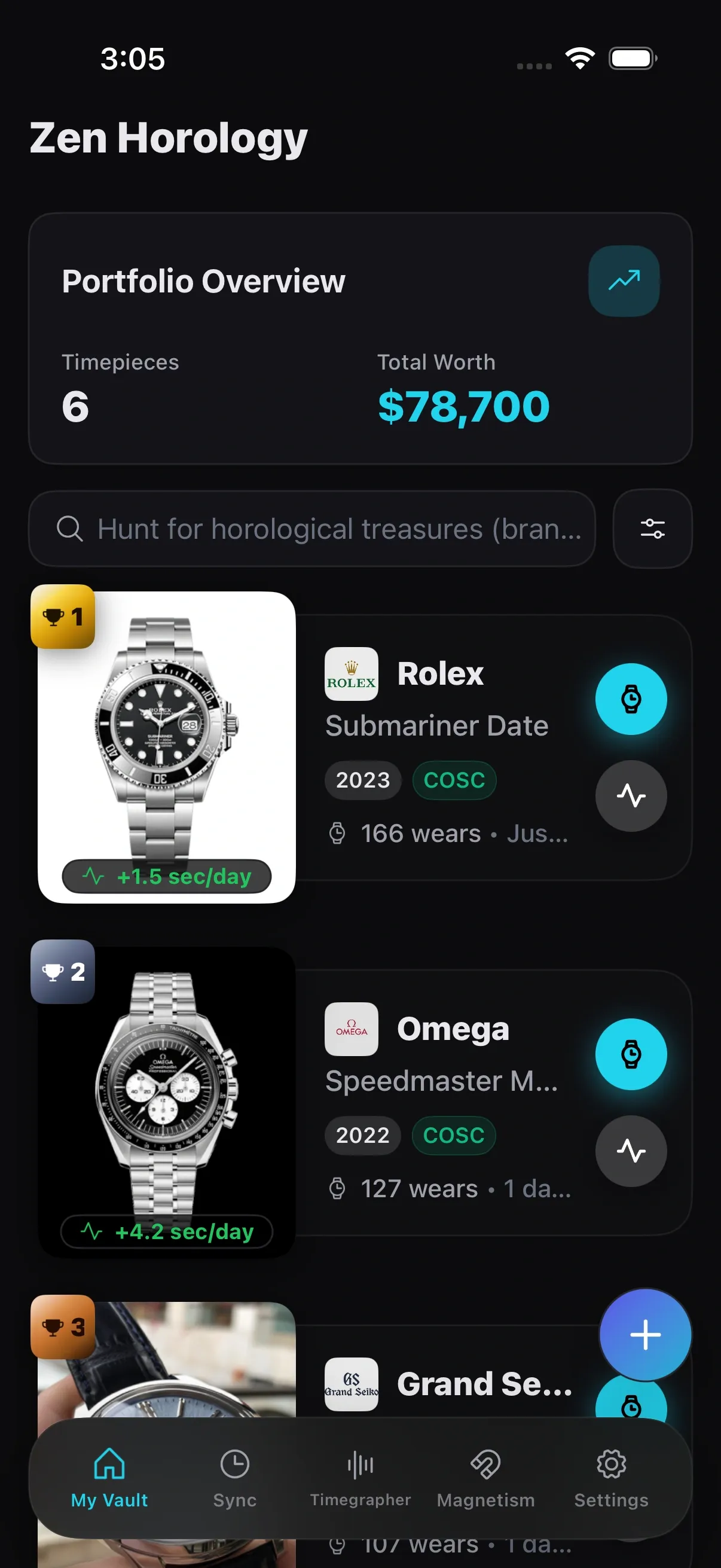 Zen Horology screen 1 of 6
